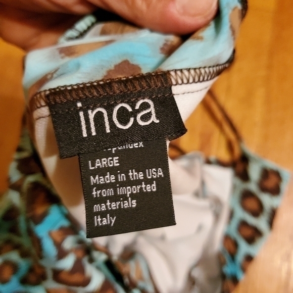 INCA ANIMAL PRINT HALTER SWIMSUIT‎ - Picture 3 of 8